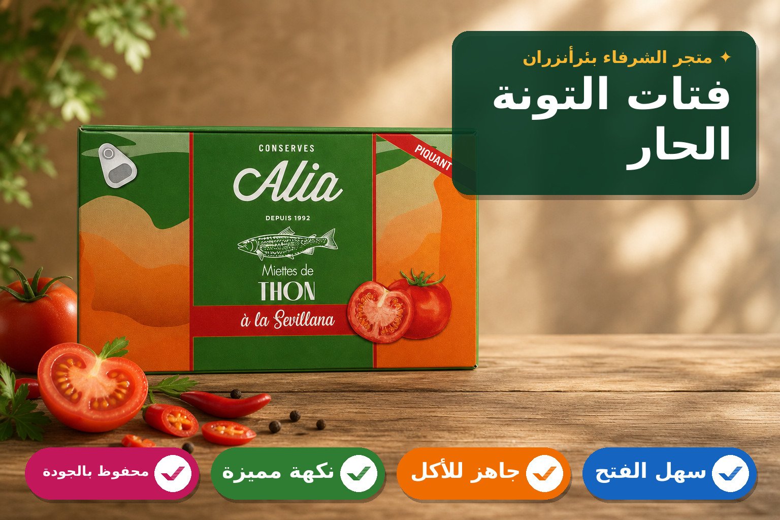 فتات التونة بصلصة الطماطم الحارة 95g