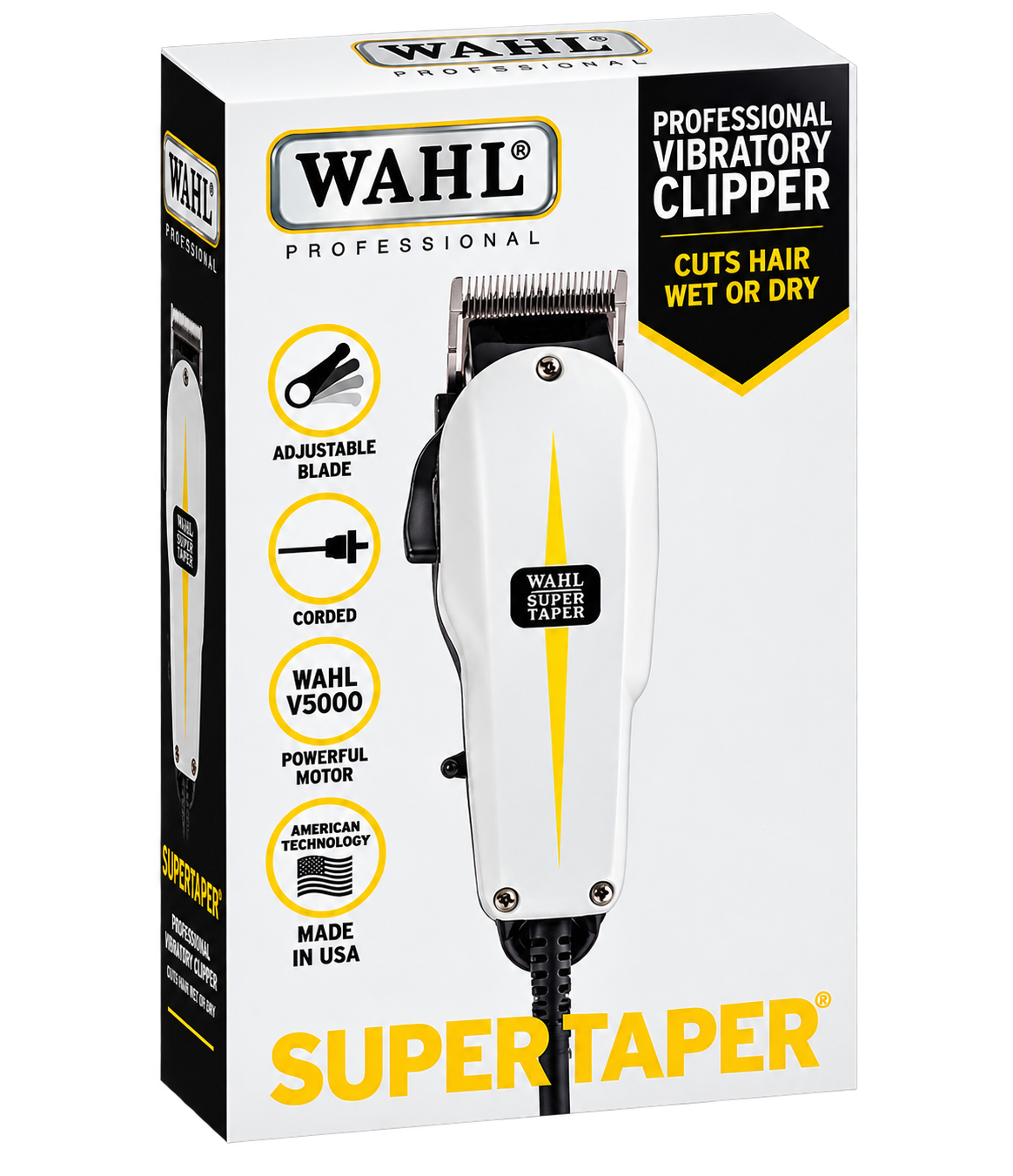 ماكينة حلاقة WAHL Super Taper الأصلية – قوة احترافية لنتيجة صالونية في منزلك ✂️