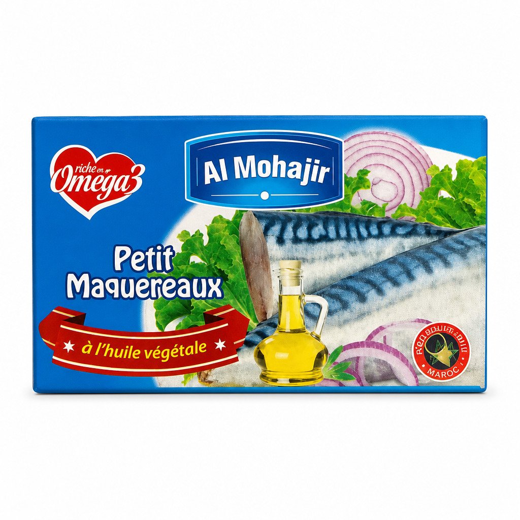فيليه الماكريل بالزيت النباتي المحفوظ
