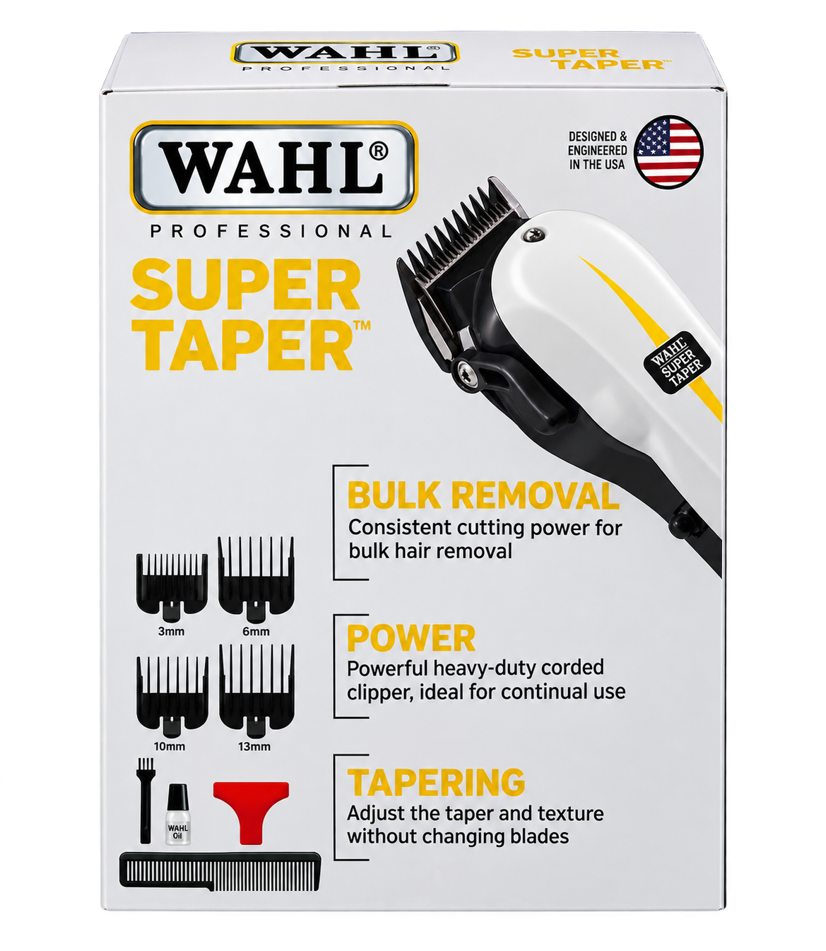 ماكينة حلاقة WAHL Super Taper الأصلية – قوة احترافية لنتيجة صالونية في منزلك ✂️