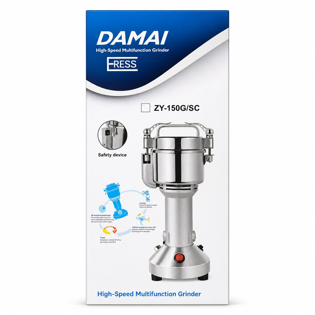 مطحنة متعددة الوظائف عالية السرعة DAMAI 150g
