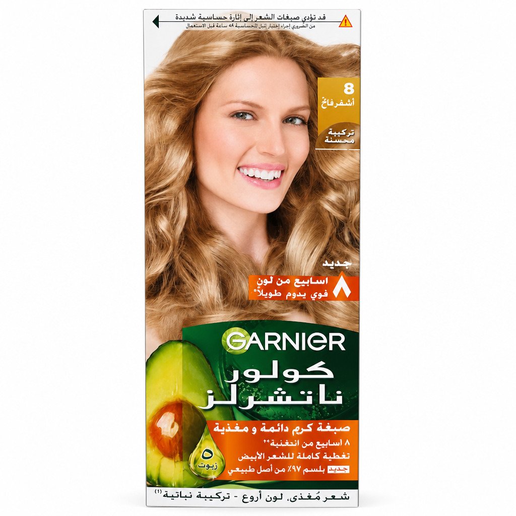 صبغة شعر كريم مغذية بلون أشقر فاتح غارنييه