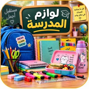لوازم المدرسة