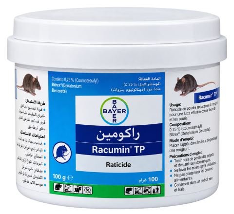 راكومين Racumin TP – مبيد فعّال لمكافحة الفئران والجرذان