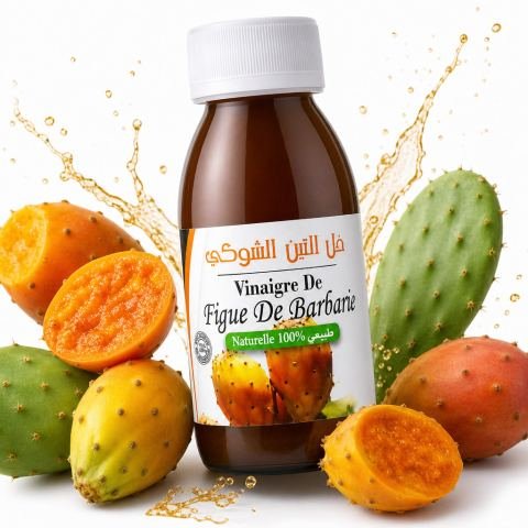 خل التين الشوكي الطبيعي 100%