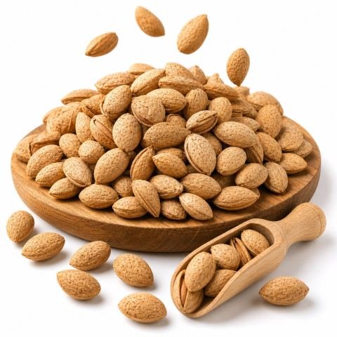 لوز مغربي طبيعي بقشرته