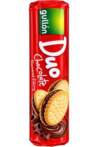 بسكويت Gullón Duo بالشوكولاتة – محشو بكريمة الشوكولاتة 250g
