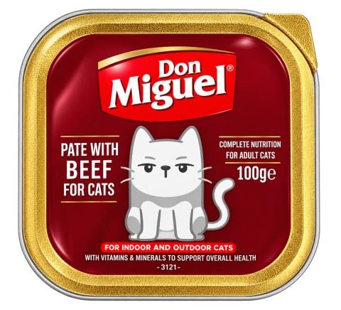 Don Miguel باتيه باللحم البقري للقطط – 100غ
