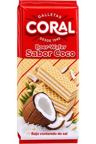 بسكويت ويفر جوز الهند CORAL – كريمي ومقرمش