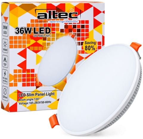 مصباح LED بانل دائري Altec 36W – إضاءة قوية وعصري