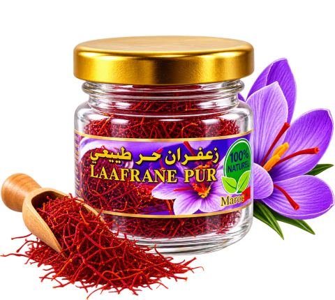 زعفران حر طبيعي 100% – زعفران مغربي أصيل